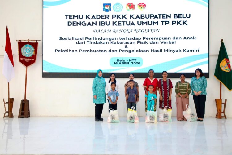 Kunjungi Belu NTT, Ketum TP PKK Tri Tito Karnavian Dorong Perlindungan Perempuan dan Anak terhadap Kekerasan