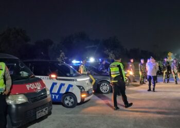 Amankan Malam Hari, Polsek Cikarang Pusat Gelar Patroli KRYD di Area Deltamas