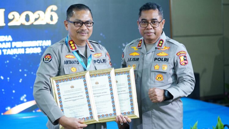 Aktif dan Adaptif di Era Digital, Polda Jateng Raih Tiga Penghargaan Nasional