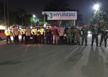 Siapkan Pengamanan Malam Hari, Polsek Cikarang Selatan Gelar Apel Gabungan Operasi Cipta Kondisi