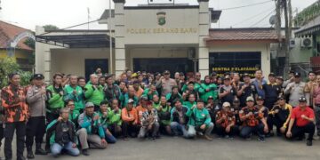 Apel Gabungan Sabuk Kamtibmas Polsek Serang Baru: Satukan Kekuatan Polri dan Masyarakat, Wujudkan Keamanan Wilayah