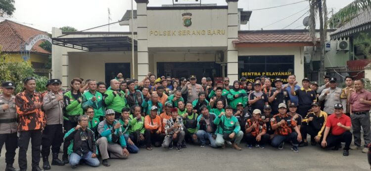 Apel Gabungan Sabuk Kamtibmas Polsek Serang Baru: Satukan Kekuatan Polri dan Masyarakat, Wujudkan Keamanan Wilayah