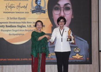 AKBP Netty Rosdiana Siagian Raih AMKI Kartini Award 2026 sebagai Polwan Tangguh