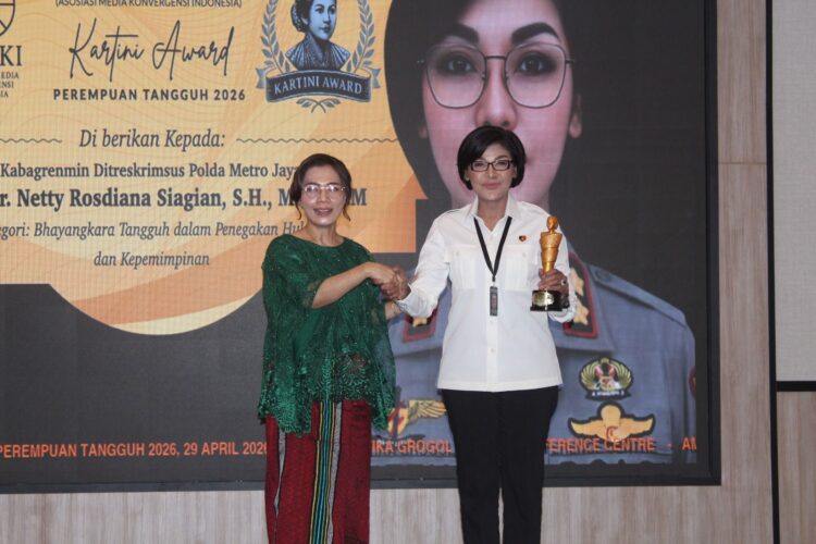 AKBP Netty Rosdiana Siagian Raih AMKI Kartini Award 2026 sebagai Polwan Tangguh