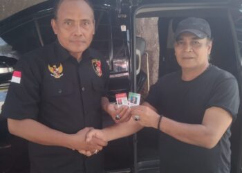 H Fatolloh Bergabung dengan Media TNI Polri Jabar, Syukuran dengan Tumpengan Nasi Kuning 