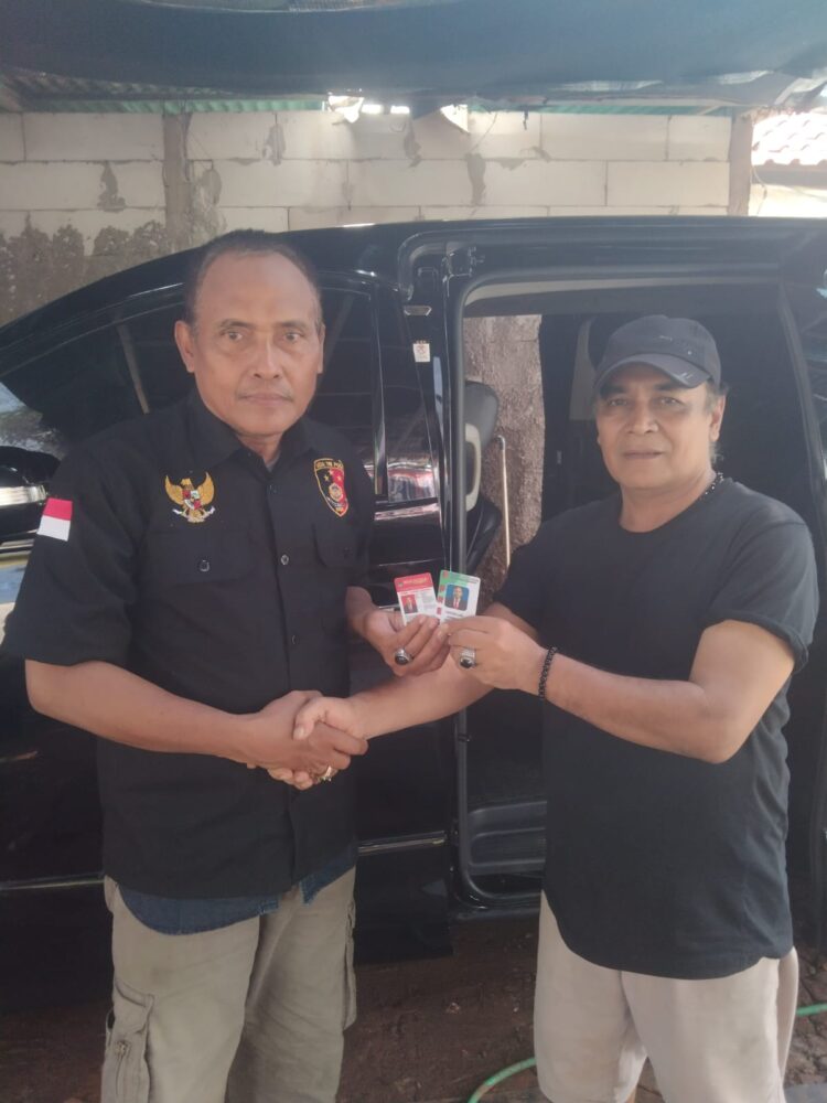 H Fatolloh Bergabung dengan Media TNI Polri Jabar, Syukuran dengan Tumpengan Nasi Kuning 