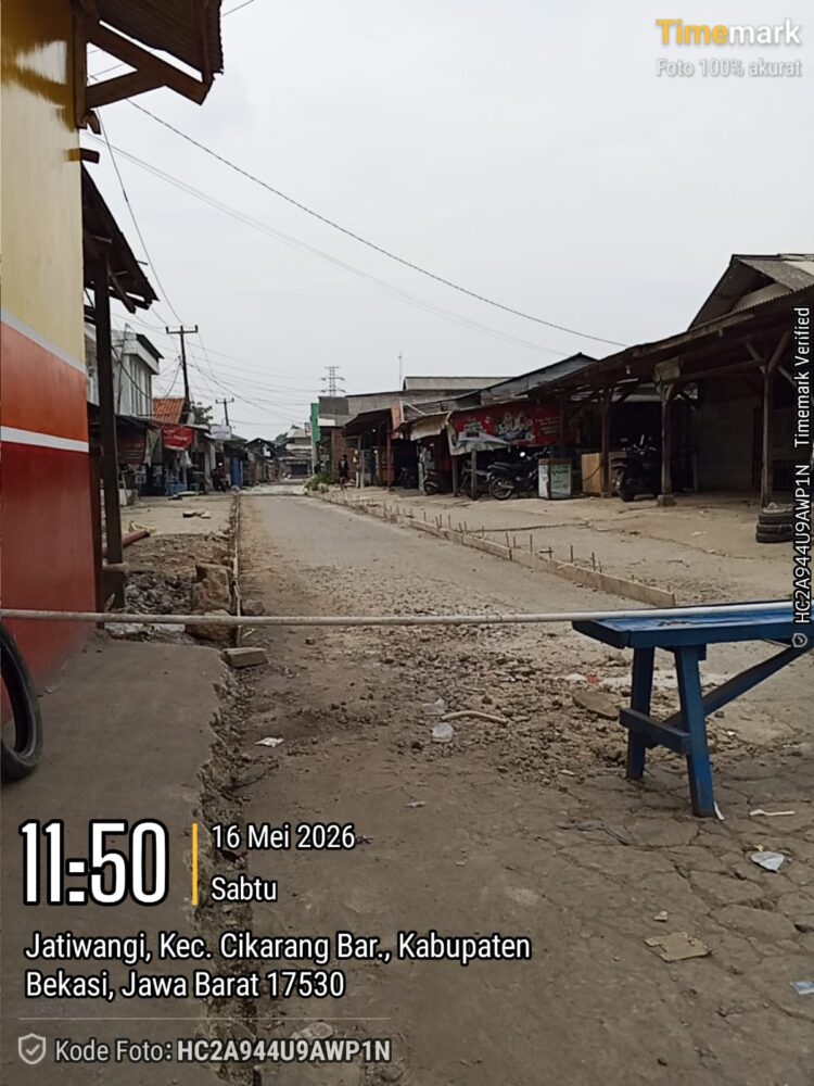 Tingkatkan Akses dan Ekonomi, Jalan Lingkungan Kp. Tegaltangsi Jatiwangi Akan Dikeraskan Beton