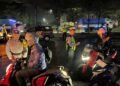 Jaga Kondusivitas Malam Hari, Polsek Cikarang Pusat Gelar Operasi Kejahatan Jalanan: Tiga Motor Tanpa Surat Diamankan