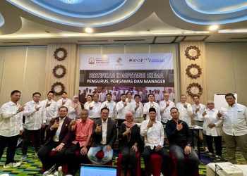Puskopkar kabupaten bekasi menggelar sertifikasi profesi BNSP untuk mencetak Pengelola koperasi yang Profesional sesuai regulasi pemerintah.”
