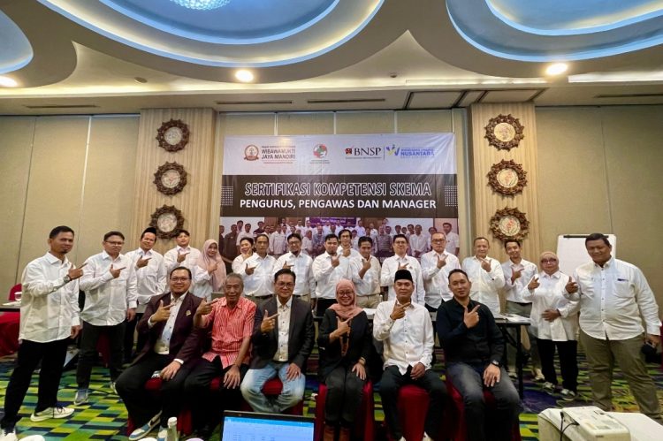 Puskopkar kabupaten bekasi menggelar sertifikasi profesi BNSP untuk mencetak Pengelola koperasi yang Profesional sesuai regulasi pemerintah.”
