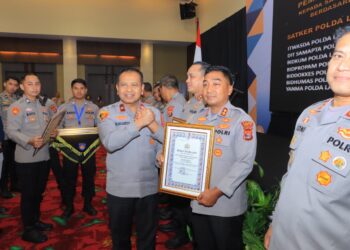 Kapolres Mesuji Raih Dua Penghargaan Sekaligus Atas Kinerja Pengelolaan Anggaran Terbaik