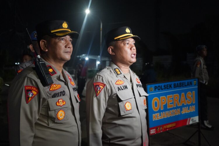 Patroli Jaga Bekasi Digelar di Babelan, Polres Metro Bekasi Perkuat Keamanan Skala Besar Malam Hari