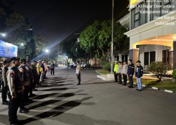 Patroli Presisi Sat Samapta Polres Metro Bekasi Intensifkan Pengawasan Malam hingga Dini Hari