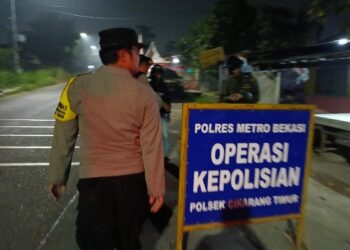 Polsek Cikarang Timur Gelar OKJ, Amankan Satu Motor Tanpa Surat Kendaraan