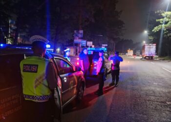 Patroli Mobile Cikarang Pusat, Polsek Tingkatkan Kehadiran Personel di Jalur Utama Deltamas