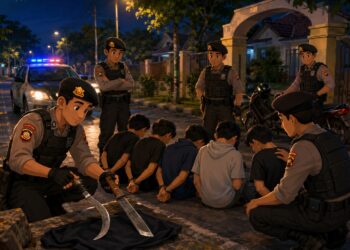 Polsek Kedungwaringin Gagalkan Dugaan Aksi Tawuran Bersenjata Tajam, Enam Remaja Diamankan