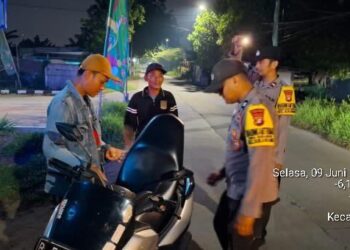 Patroli Biru Polsek Tambelang Ciptakan Kamtibmas Kondusif, Antisipasi 3C dan Kejahatan Jalanan