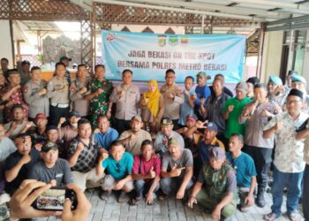 Jaga Bekasi On The Spot di Kedungwaringin, Polres Metro Bekasi Ajak Warga Cegah Kenakalan Remaja, Narkoba hingga Judol