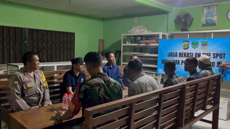 Patroli 3 Pilar Sukamahi, Sinergi TNI-Polri dan Pemerintah Desa Hadir Langsung Jaga Bekasi On The Spot