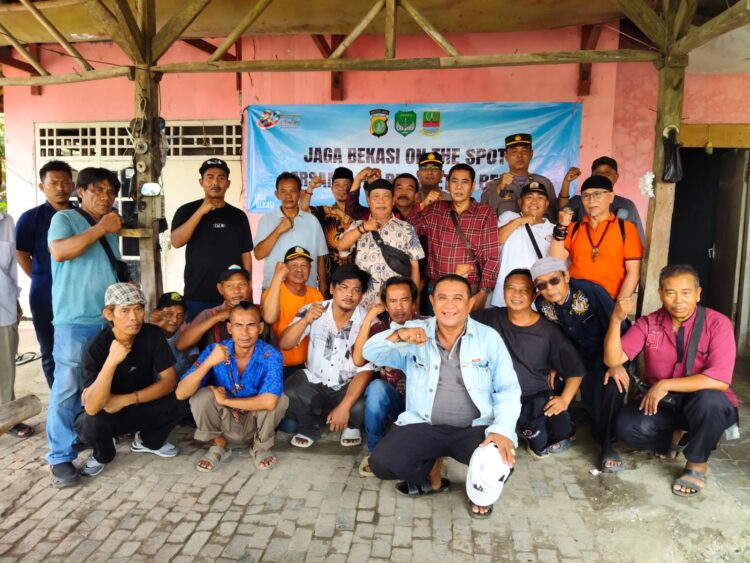 Jaga Bekasi On The Spot, Kapolsek Kedungwaringin Ajak Warga Perkuat Keamanan Lingkungan