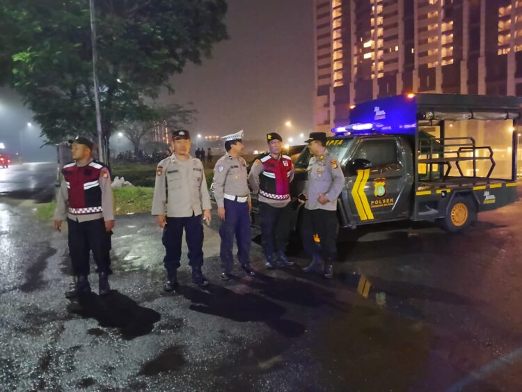 Jaga Bekasi Jaga Jakarta On The Spot, Polsek Cikarang Selatan Gelar Patroli Biru dan Cipkon Cegah 3C
