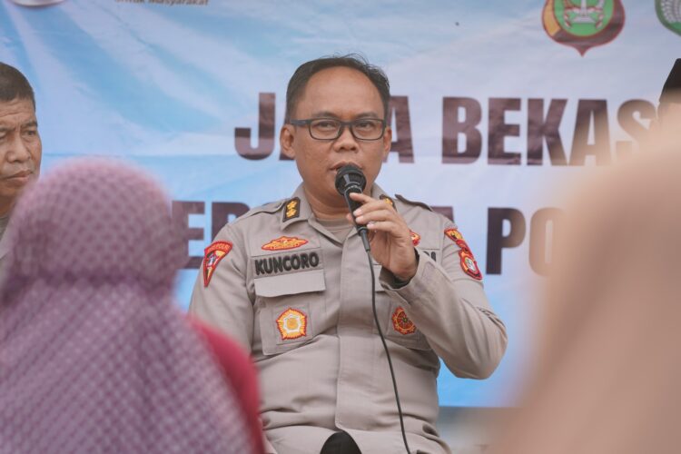 Merawat Aman: Polres Metro Bekasi Laksanakan Jaga Jakarta Jaga Bekasi On The Spot Hadir di Mekarmukti