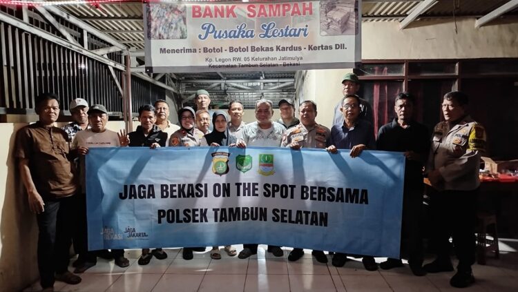 Jaga Bekasi On The Spot di Tambun Selatan, Kapolsek Ajak Warga Cegah Tawuran, Narkoba hingga Curanmor