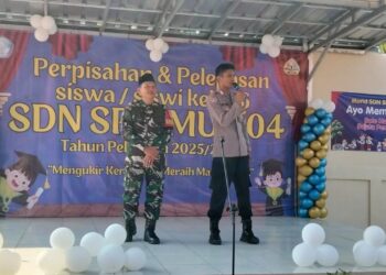 Jaga Jakarta Jaga Bekasi On The Spot Kegiatan RAN PIJAR di SDN 04 Sri Amur POLISI’ Dan TNI Berikan Pembinaan Kepada Siswa Dan Orang Tua