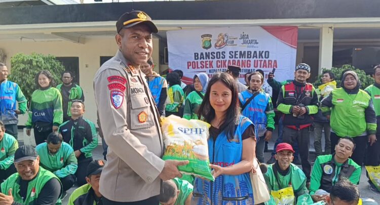 Hari Bhayangkara ke-80, Polsek Cikarang Utara Perkuat Sabuk Kamtibmas Lewat Jaga Jakarta Jaga Bekasi On The Spot