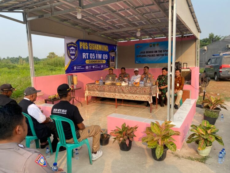 TNI  Polri dan  Warga Bersinergi Jaga 000 Lewat Program Jaga Jakarta Jaga Bekasi On The Spot