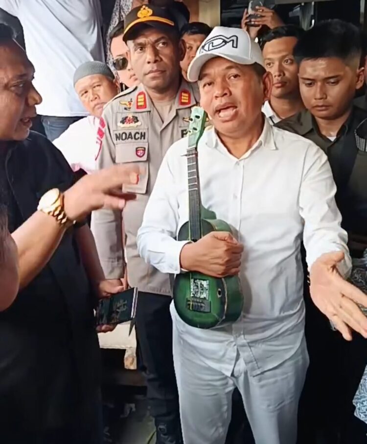 Dedi Mulyadi Tinjau Pasar Baru Ramayana Cikarang, Polsek Cikarang Utara Pastikan Pengamanan Berjalan Kondusif