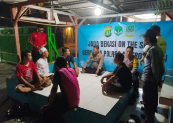 Polsek Cikarang Selatan Gelar Jaga Bekasi On The Spot Bersama Warga Perum Pesona Cijingga Indah