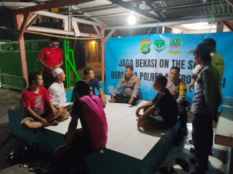 Polsek Cikarang Selatan Gelar Jaga Bekasi On The Spot Bersama Warga Perum Pesona Cijingga Indah