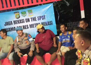 Jaga Jakarta Jaga Bekasi On The Spot di Pebayuran, Poskamling Jadi Ruang Kebersamaan Menjaga Lingkungan