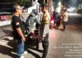 Di Jalan Raya Setu, Polisi Hadir Menjaga Malam Tetap Aman dari Gangguan Kejahatan