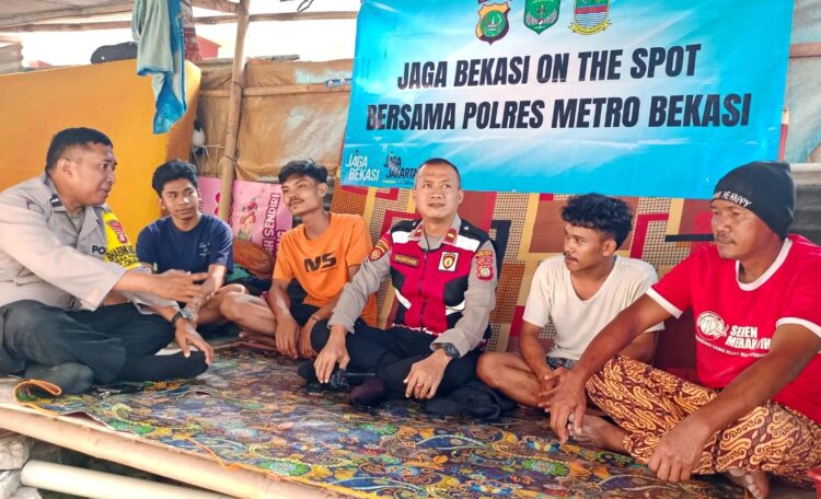 Jaga Bekasi On The Spot di Pasirranji, Polsek Cikarang Pusat Ajak Warga Cegah 3C