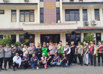 Perkuat Sinergi, Polsek Tambun Selatan Gelar Jumat Berkah Bersama Apel Sabuk Kamtibmas   