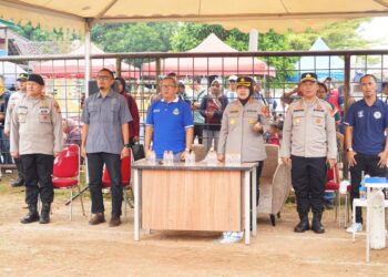 Kapolres Metro Bekasi Buka Liga Jabar Juara U-10 dan U-12, Dorong Anak-anak Junjung Sportivitas Sejak Dini
