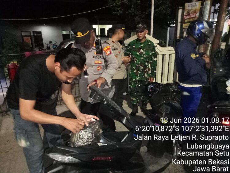 Polsek Setu Gelar OKJ dan Patroli Biru, Antisipasi 3C hingga Gangguan Kamtibmas