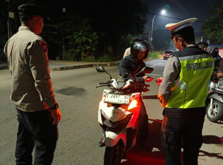 Polsek Cikarang Timur Gelar OKJ, Satu Motor Tanpa Surat Sah Diamankan, dalam rangka Jaga Jakarta, Jaga Bekasi