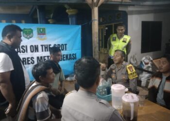 Jaga Bekasi On The Spot, Polsek Cikarang Pusat Sambangi Warga Pasirtanjung
