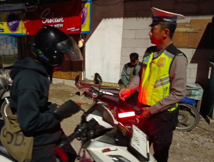 Polsek Cikarang Timur Gelar OKJ, Satu Motor Tanpa Surat Sah Diamankan, dalam rangka Jaga Jakarta, Jaga Bekasi.