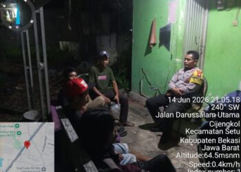 Jaga Jakarta Jaga Bekasi On The Spot di Cijengkol, Poskamling Jadi Ruang Warga Perkuat Keamanan Lingkungan