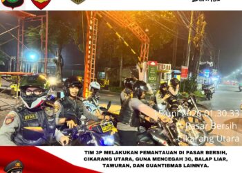 Dari Meikarta hingga Kedungwaringin, Patroli Perintis Presisi Jaga Malam Bekasi Tetap Kondusif
