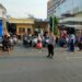 Jaga Jakarta Jaga Bekasi, Polsek Cikarang Utara Atur Lalu Lintas Pagi di Depan Penampungan Pasar Baru