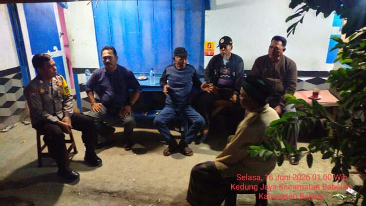 Bhabinkamtibmas Kedung Jaya Sambangi Warga, Ajak Aktifkan Kembali Pos Ronda