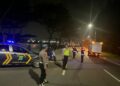 Polsek Cikarang Pusat Monitor Doa Bersama dan Renungan Malam 1 Muharam PSHT Kabupaten Bekasi