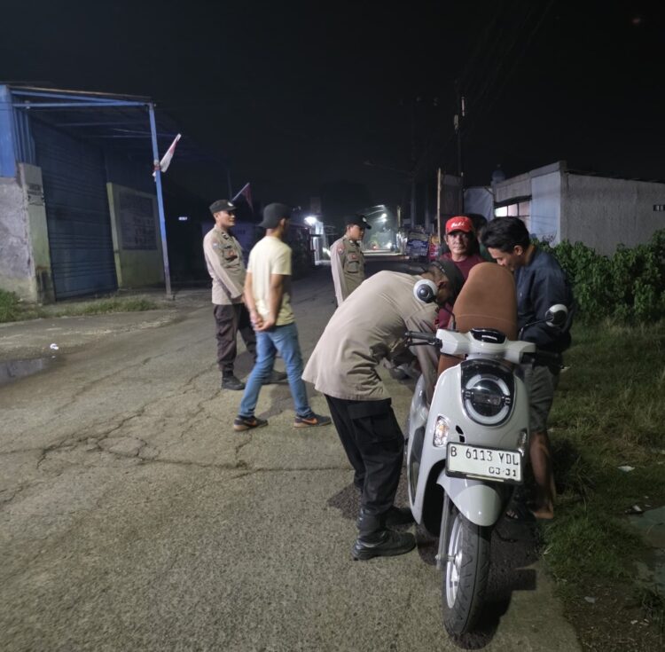 JAGA JAKARTA JAGA BEKASI, Polsek Pebayuran Gelar OKJ Antisipasi 3C dan Street Crime di Jam Rawan