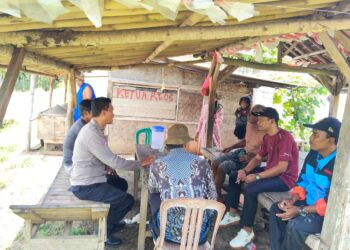Jaga Bekasi On The Spot, Bhabinkamtibmas Nagasari Sambangi Tokoh Masyarakat