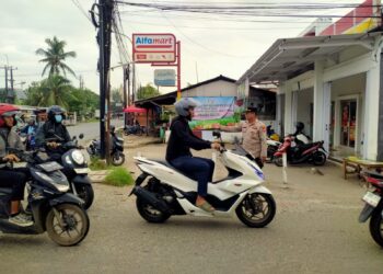 Pagi Citarik Berjalan Tenang, Samapta Cikarang Timur Jaga Arus Tetap Lancar